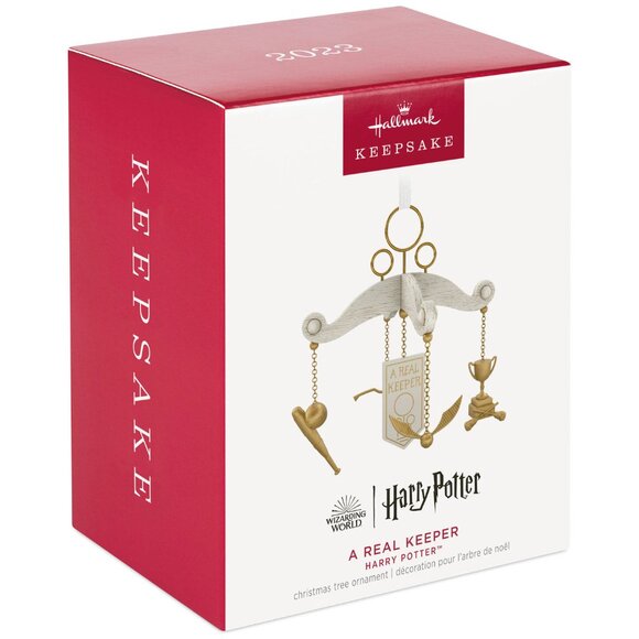 New! Harry Potter Quidditch Mobile Hallmark Keepsake Ornament 2023 A Real Keeper - Picture 1 of 5